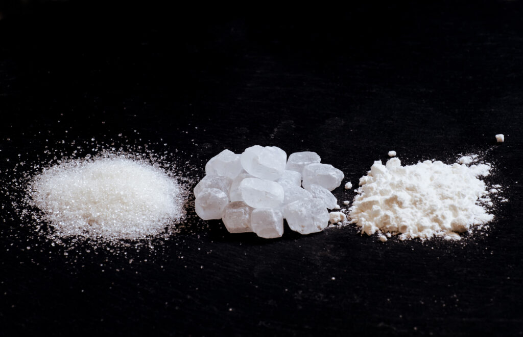 image of different types of meth